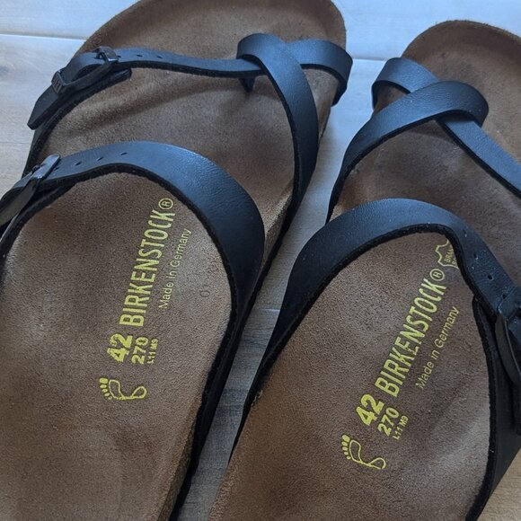 Birkenstock Black Mayari Birko-Flor Sandals - Size 42 - Picture 3 of 7